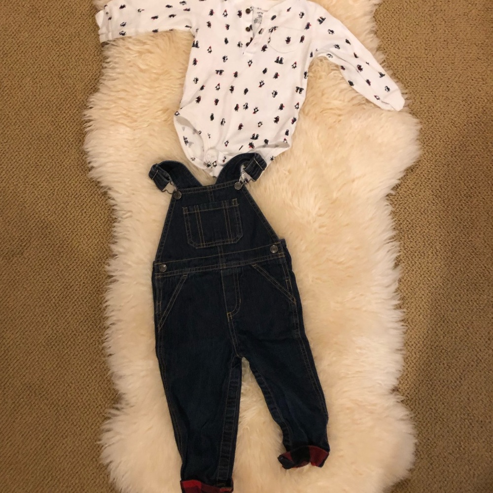 Carter’s Toddler Boy Overall Set Size 18 Months